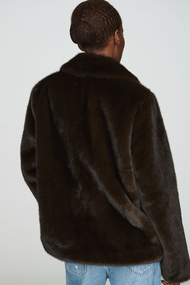 Hutch Faux-Fur Bow Jacket #1