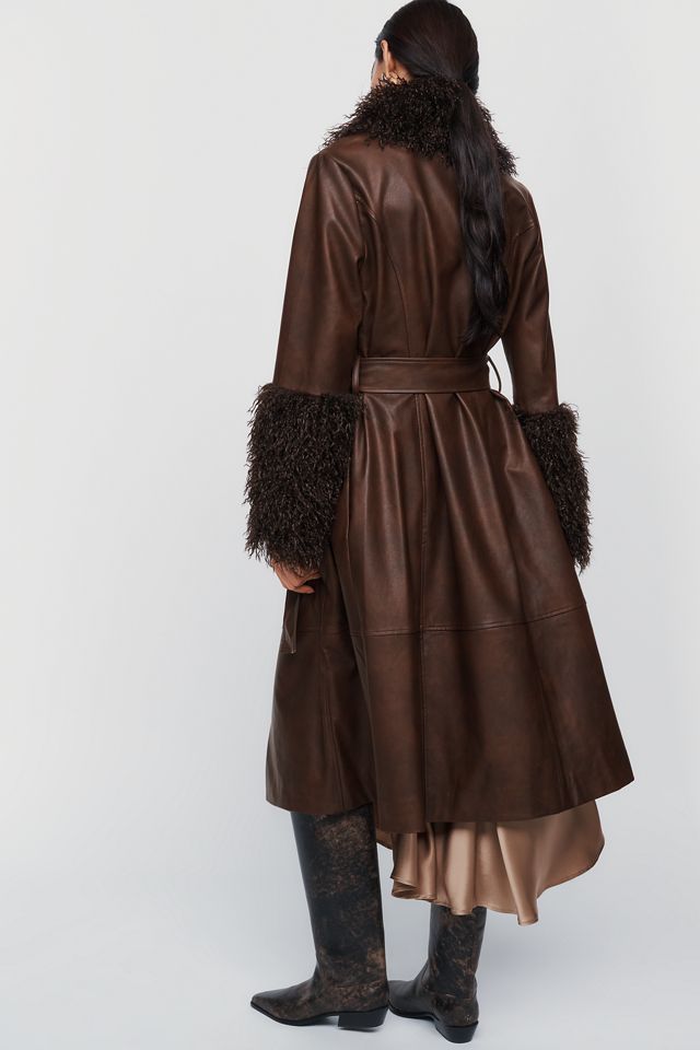 Hutch Faux Leather and Faux Fur Jacket #1