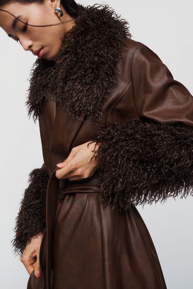 Hutch Faux Leather and Faux Fur Jacket #2