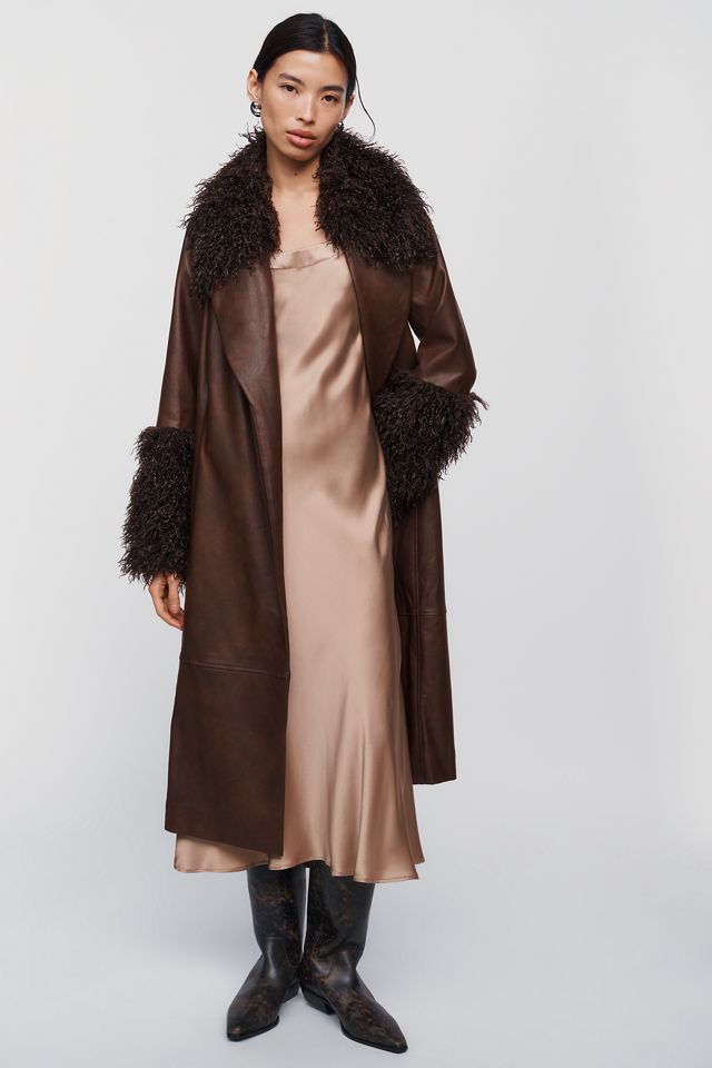Hutch Faux Leather and Faux Fur Jacket #3