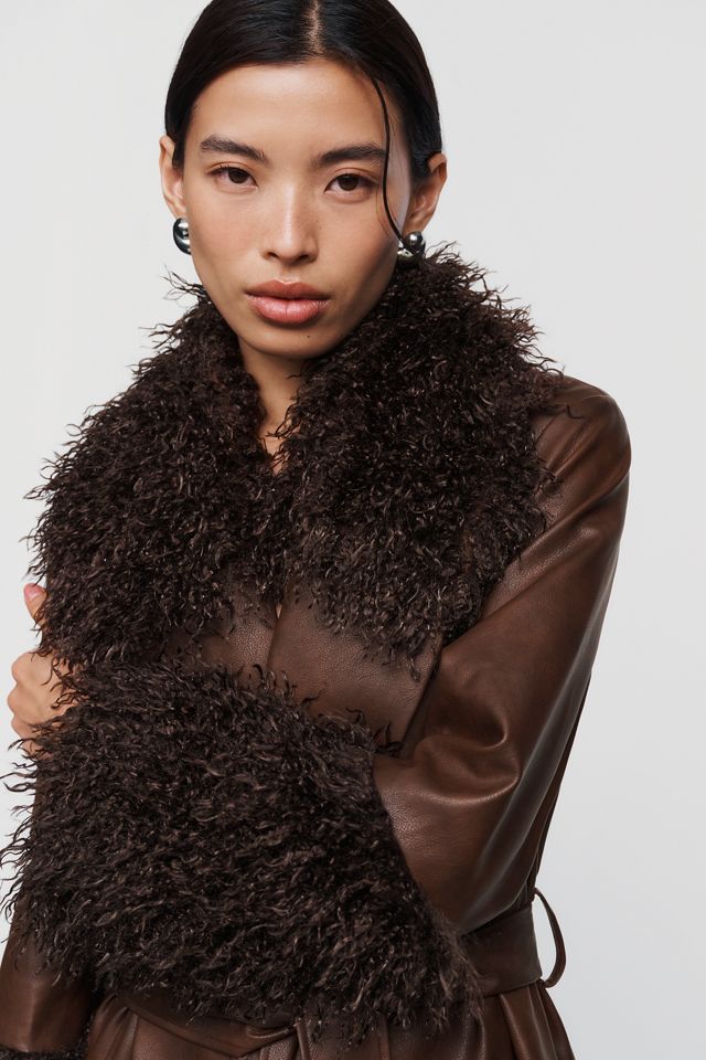 Hutch Faux Leather and Faux Fur Jacket #4