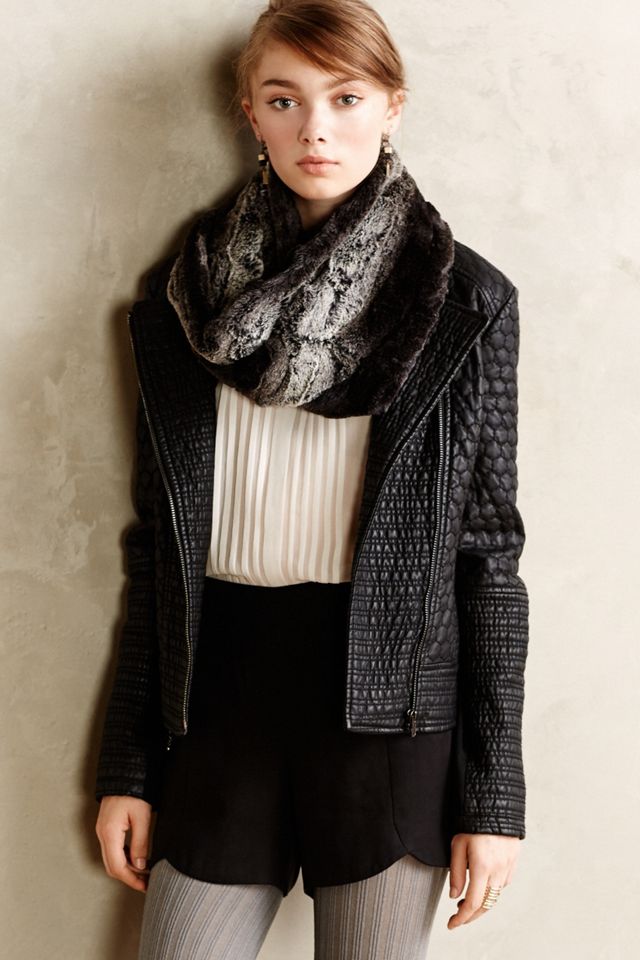 Quilted Vegan Leather Jacket Anthropologie