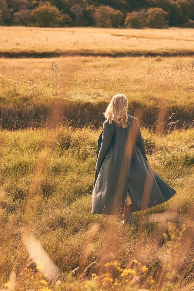 Manteau en laine mélangée By Anthropologie #1