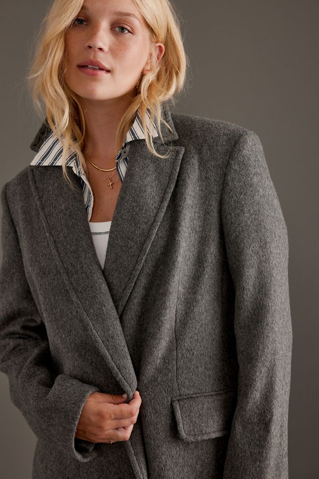 Manteau en laine mélangée By Anthropologie #6