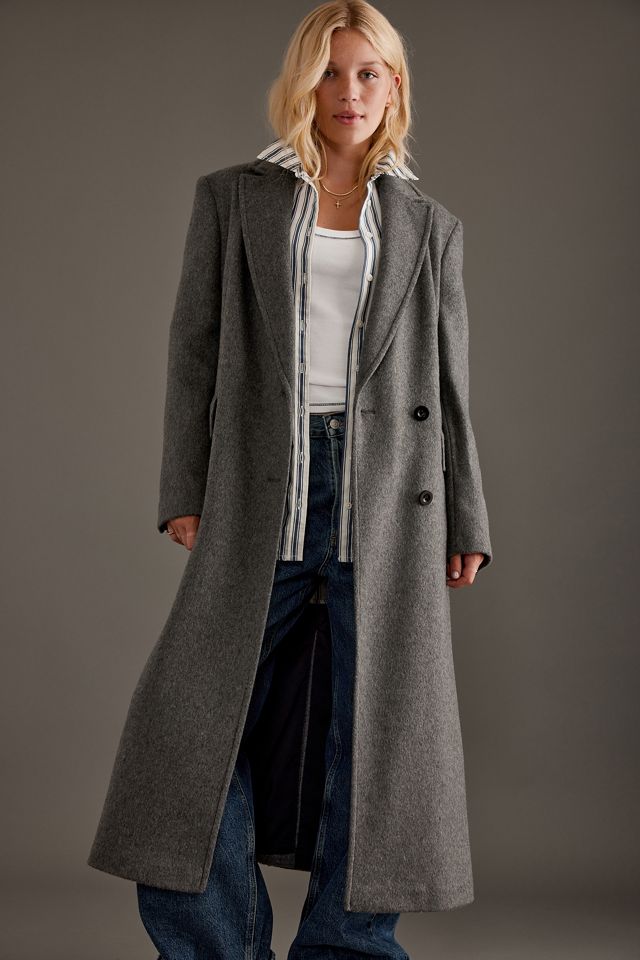 Manteau en laine mélangée By Anthropologie #4