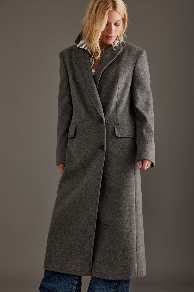 Manteau en laine mélangée By Anthropologie #7