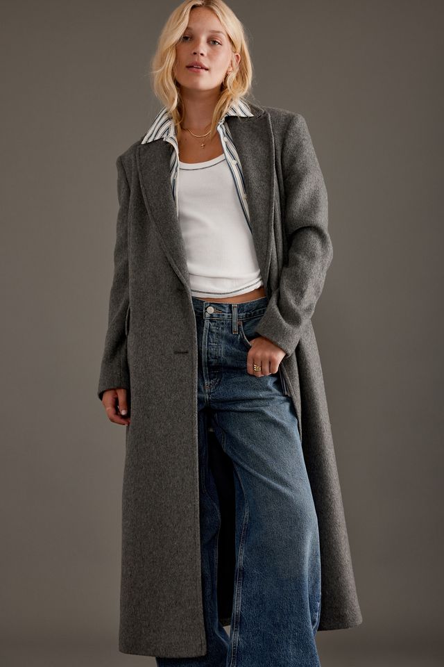 Manteau en laine mélangée By Anthropologie #5