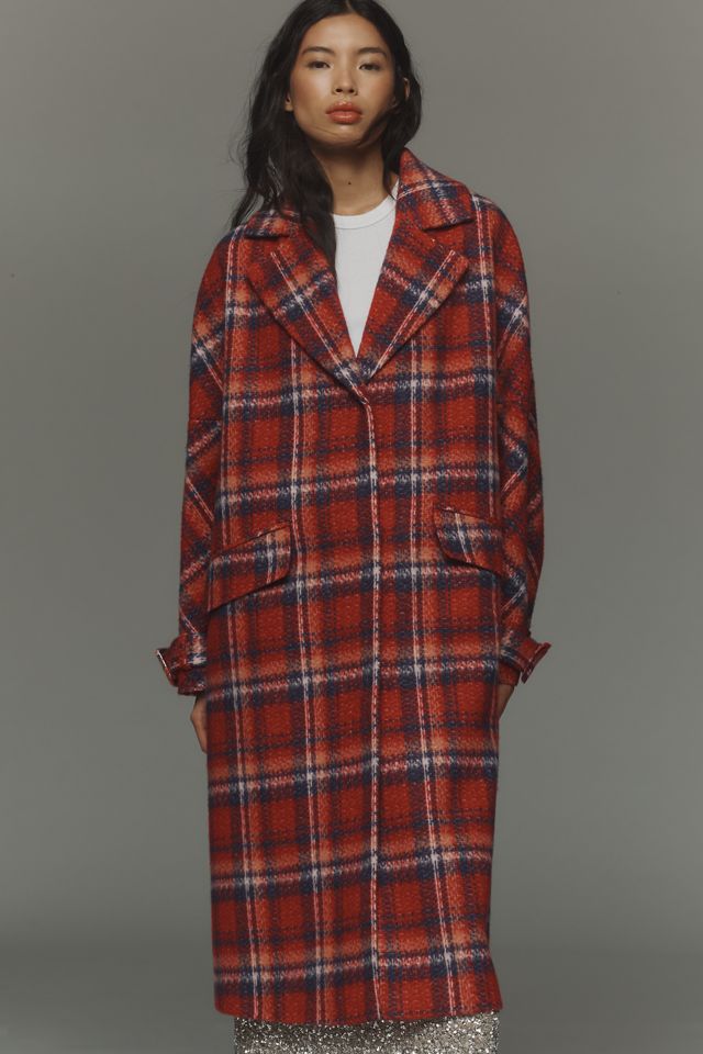 By Anthropologie Wool Blend Longline Coat #1