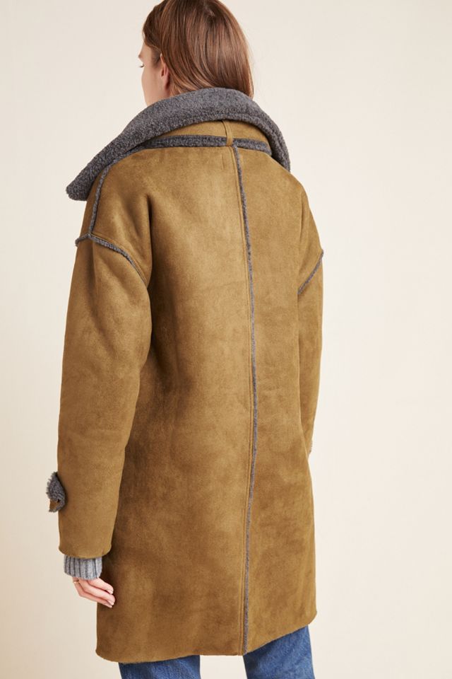 Paul Sueded Toggle Coat #1