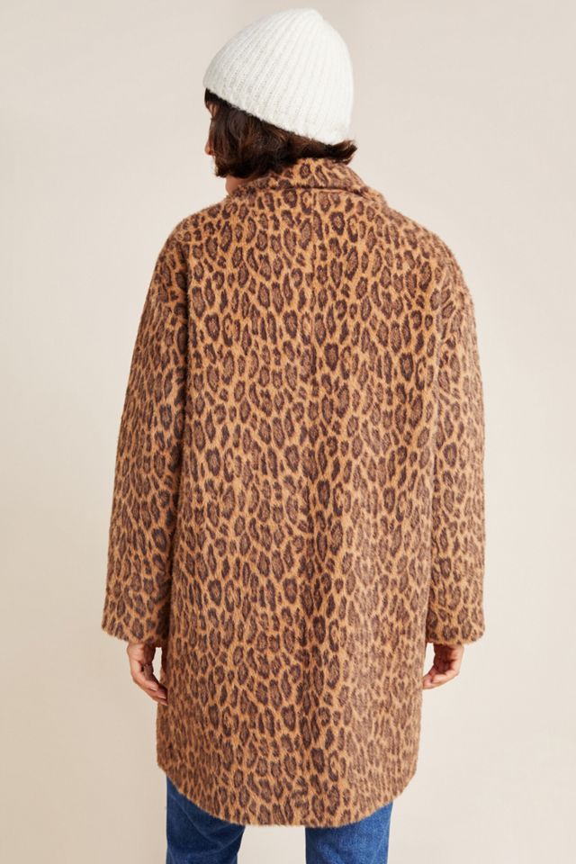 Henrietta Double-Breasted Leopard Coat #2