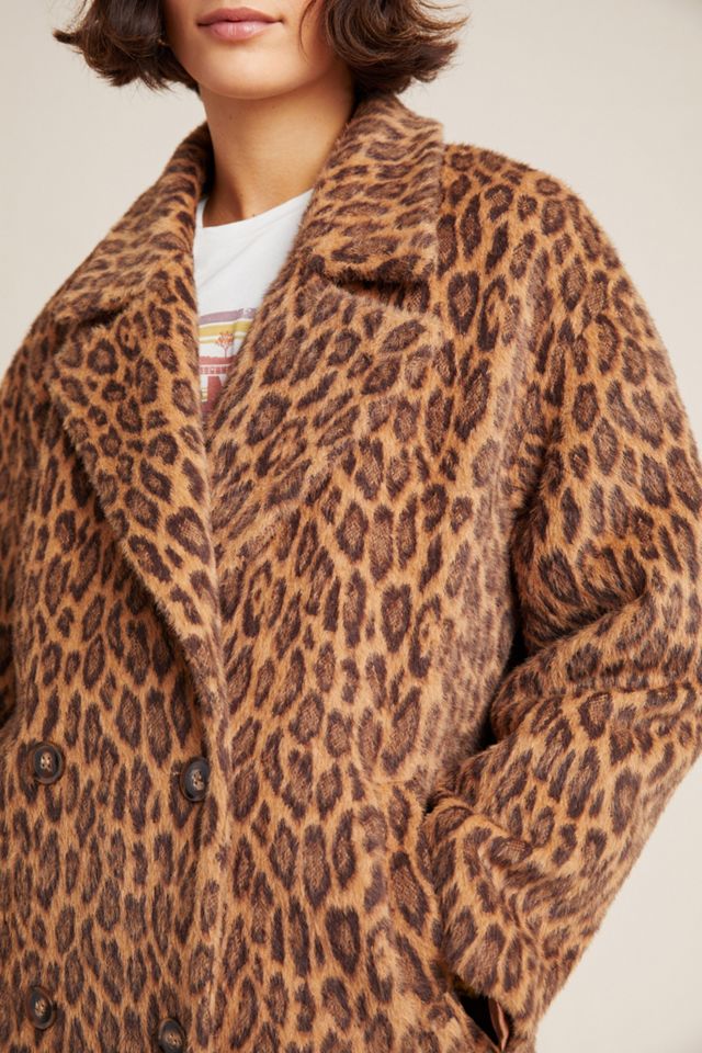 Henrietta Double-Breasted Leopard Coat #3