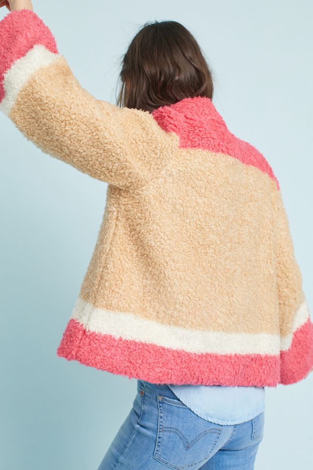 Colorblocked Sherpa Jacket #1
