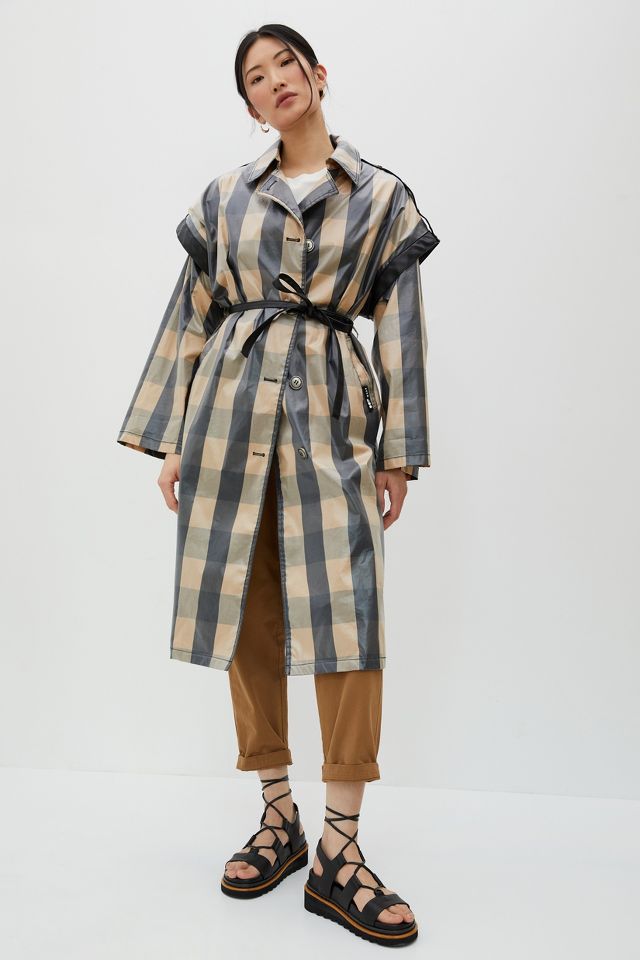 Gingham Rain Coat