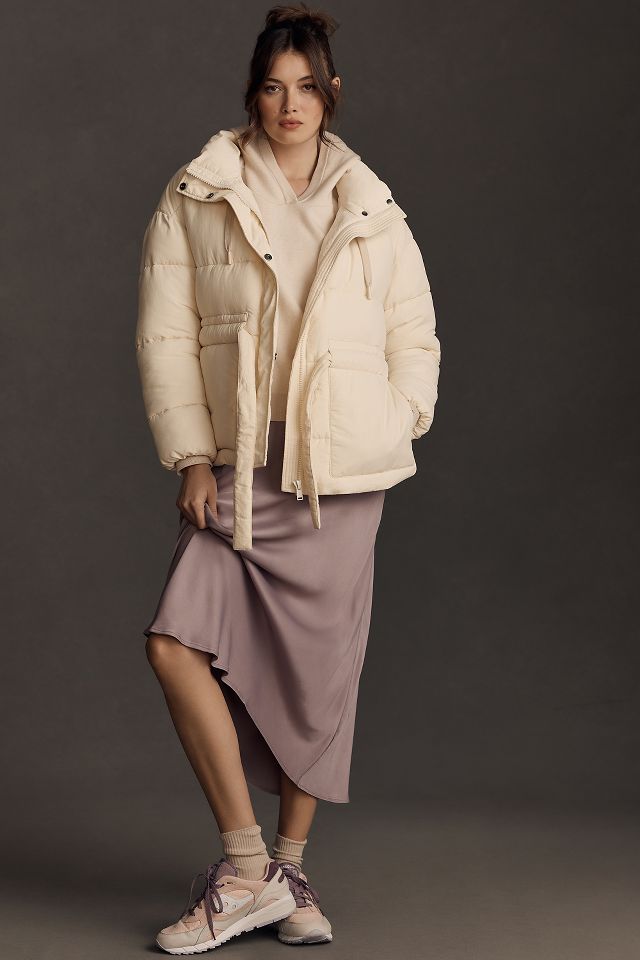 OOF Wear Belted Puffer Jacket | Anthropologie