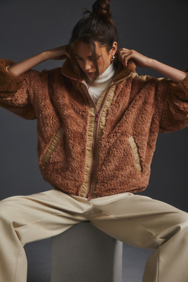 Veste Fausse Fourrure Ecru Femme | Cache Cache