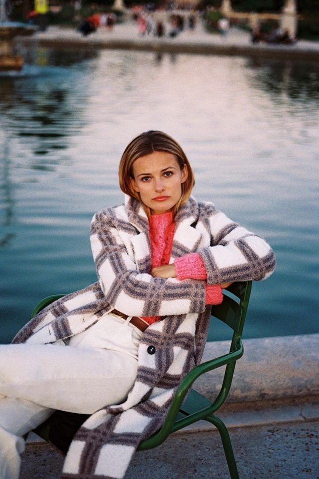 Carter Plaid Teddy Coat #5