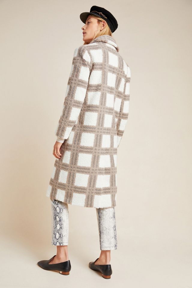 Carter Plaid Teddy Coat #1