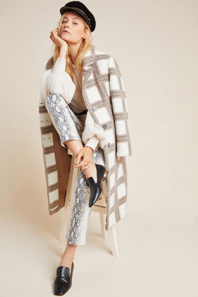 Carter Plaid Teddy Coat #2