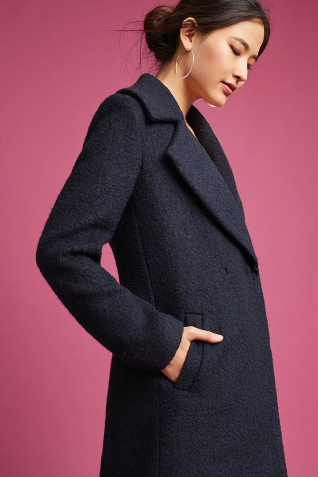 Faux Fur-Collared Coat #1