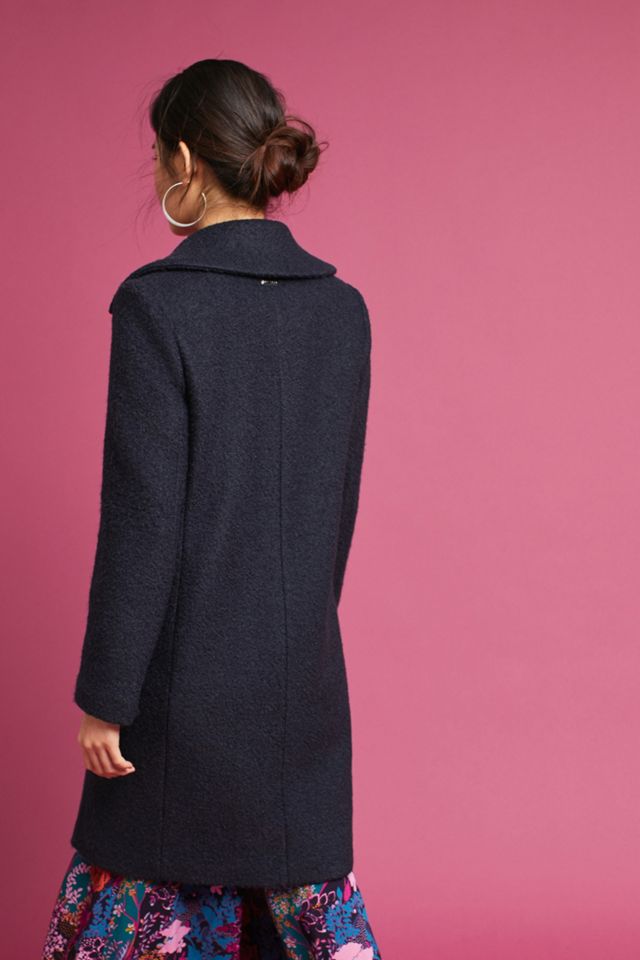 Faux Fur-Collared Coat #4