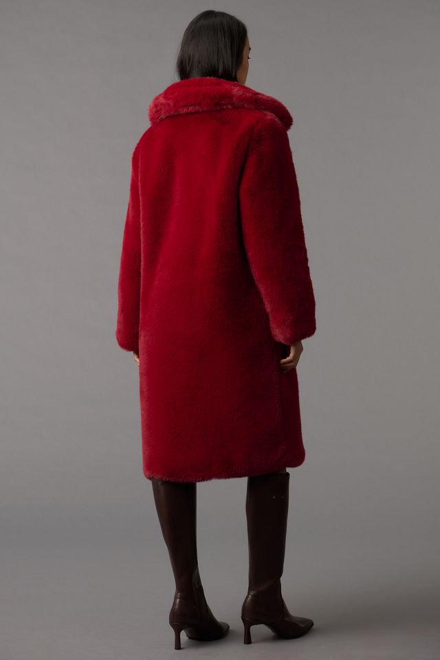 Noize Savannah Faux-Fur Long Coat #3