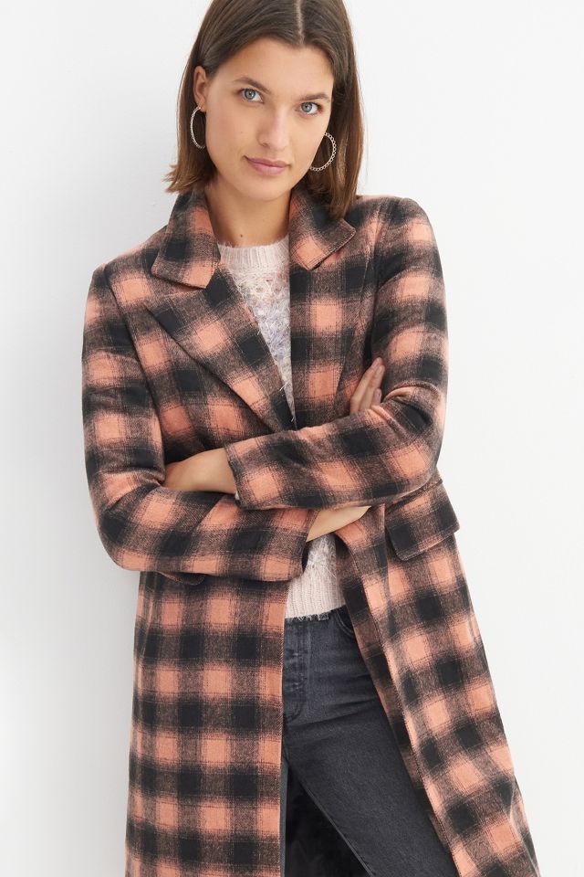 Belle Plaid Coat Anthropologie