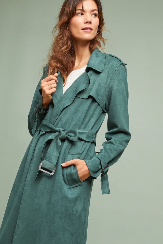 Harley faux suede on sale trench