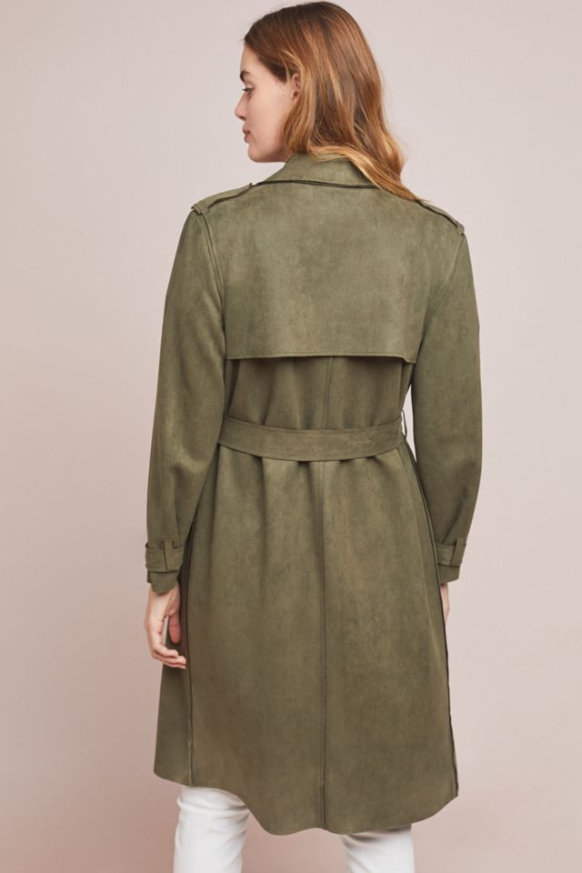 Harley Faux Suede Trench #1