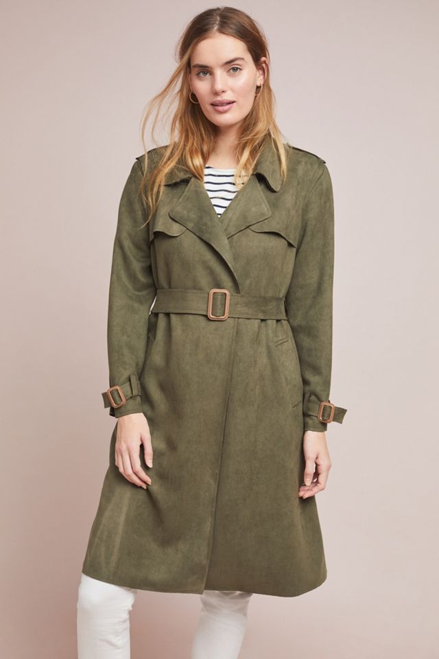 Harley Faux Suede Trench #3
