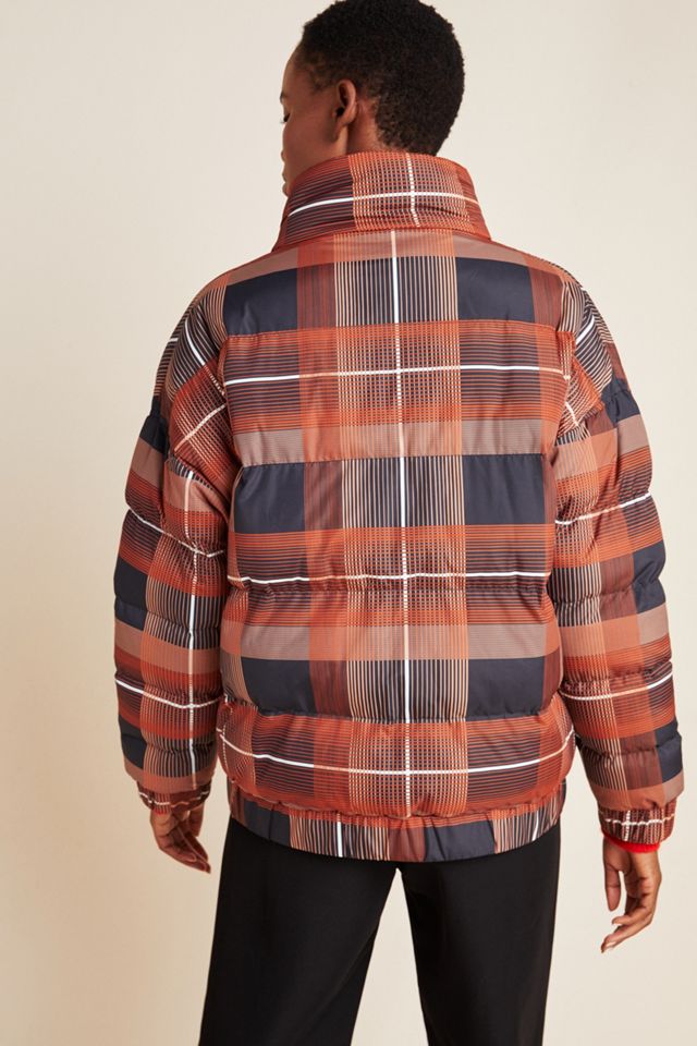 Amelia Plaid Puffer Jacket #1