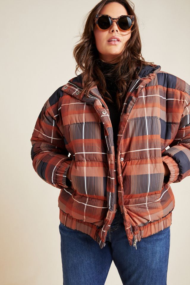 Amelia Plaid Puffer Jacket #6
