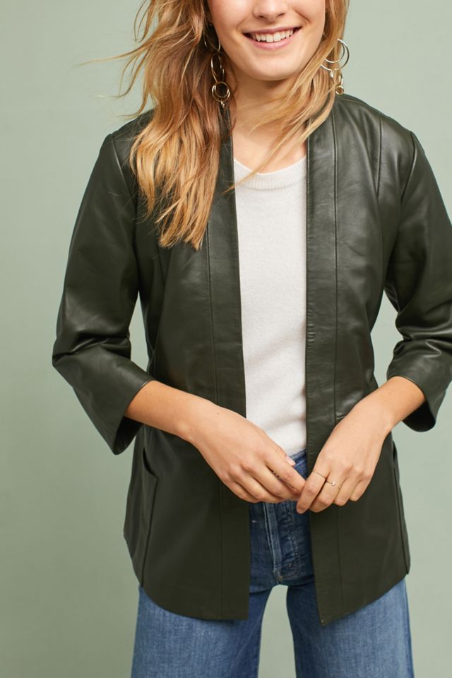 Leather Wrap Jacket #1