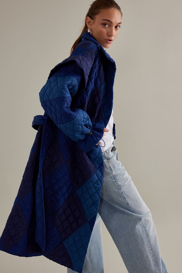 Stella Nova Mathine Quilted Tie Trench Coat #5