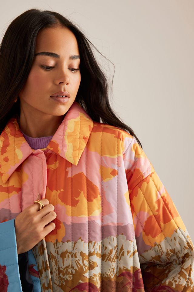 Stella Nova Quilted Landscape Coat #4