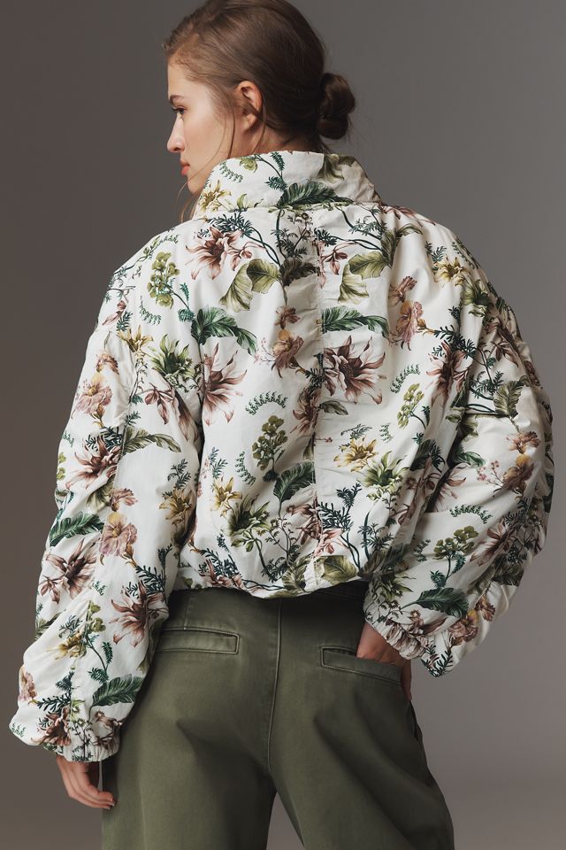 By Anthropologie Crop Bomber Jacket #1