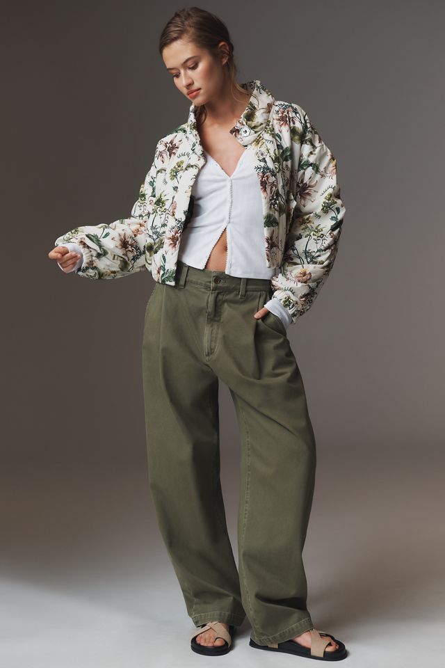 By Anthropologie Crop Bomber Jacket #2