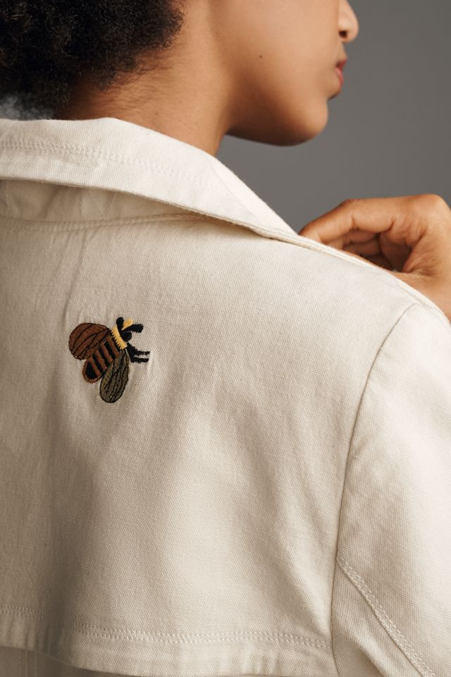 Maeve Embroidered Trench Coat #4