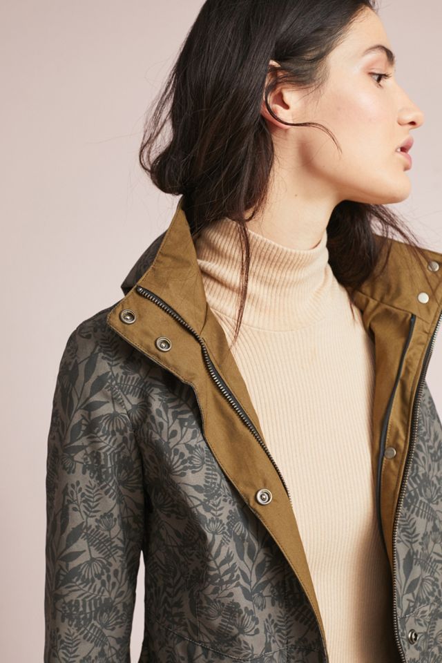 Printed Trench Coat Anthropologie