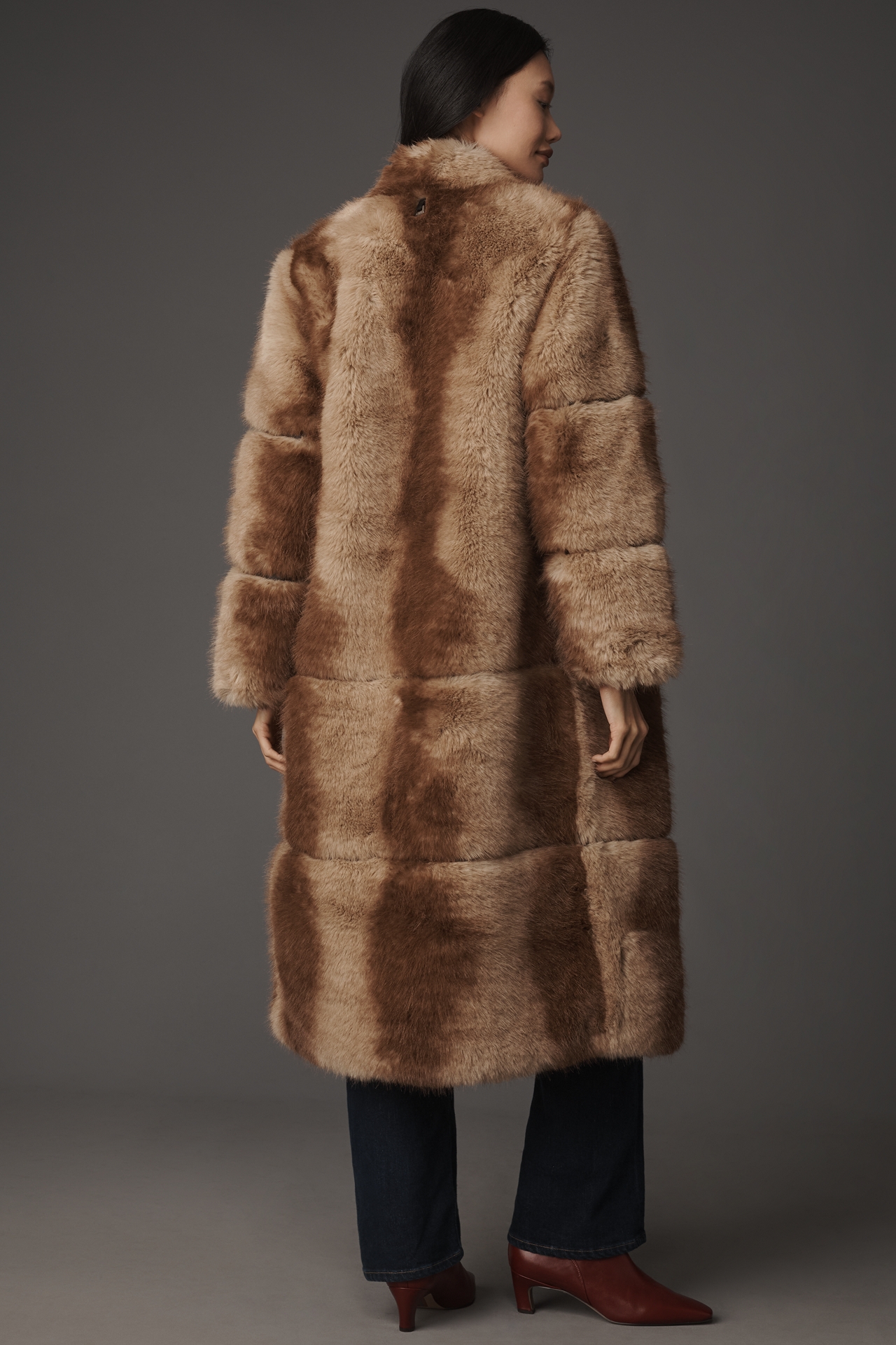 APPARIS Sylke Mink Faux-Fur Coat