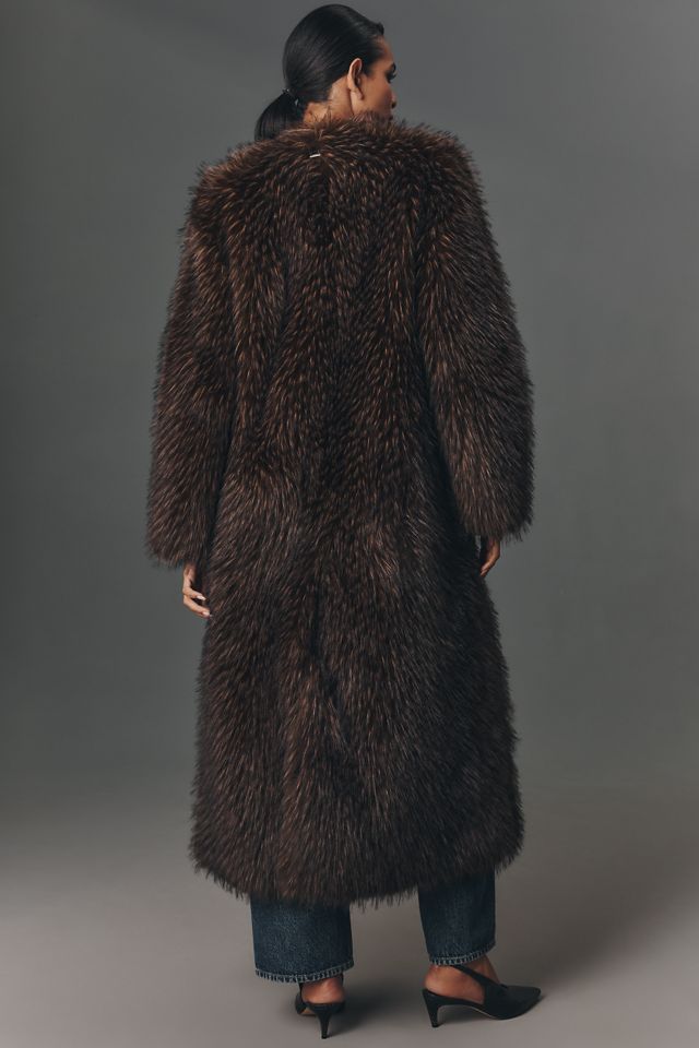 APPARIS Nolwen Faux-Fur Maxi Coat #1