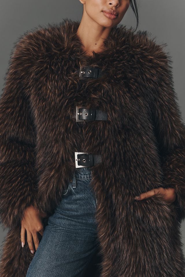 APPARIS Nolwen Faux-Fur Maxi Coat #2