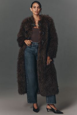 APPARIS Nolwen Faux Fur Maxi Coat