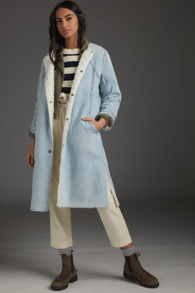 Anthropologie reversible clearance coat