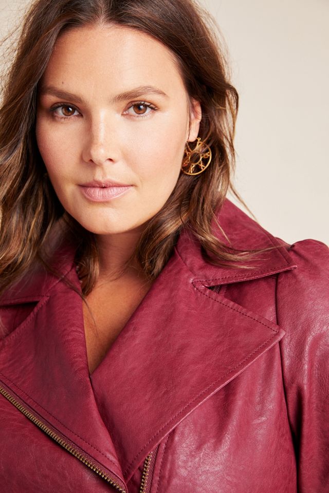 Petula Puff-Sleeved Moto Jacket #7