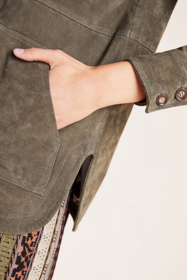 Suede Shirt Jacket #2