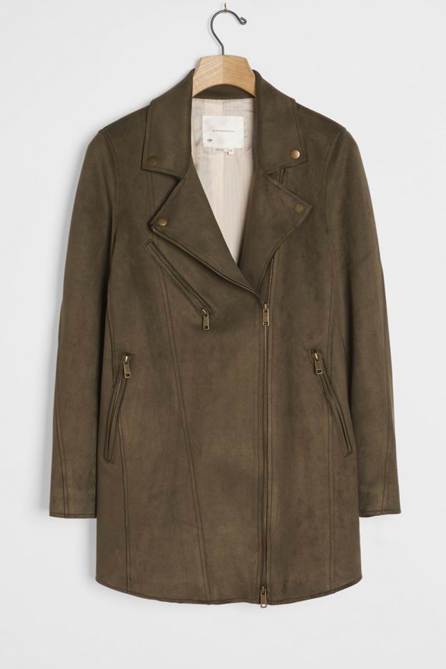 Ripley Sueded Longline Moto Jacket #1