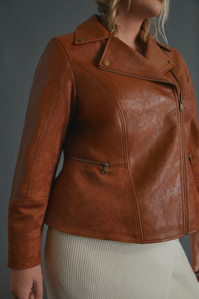 Robyn Faux Leather Moto Jacket #5