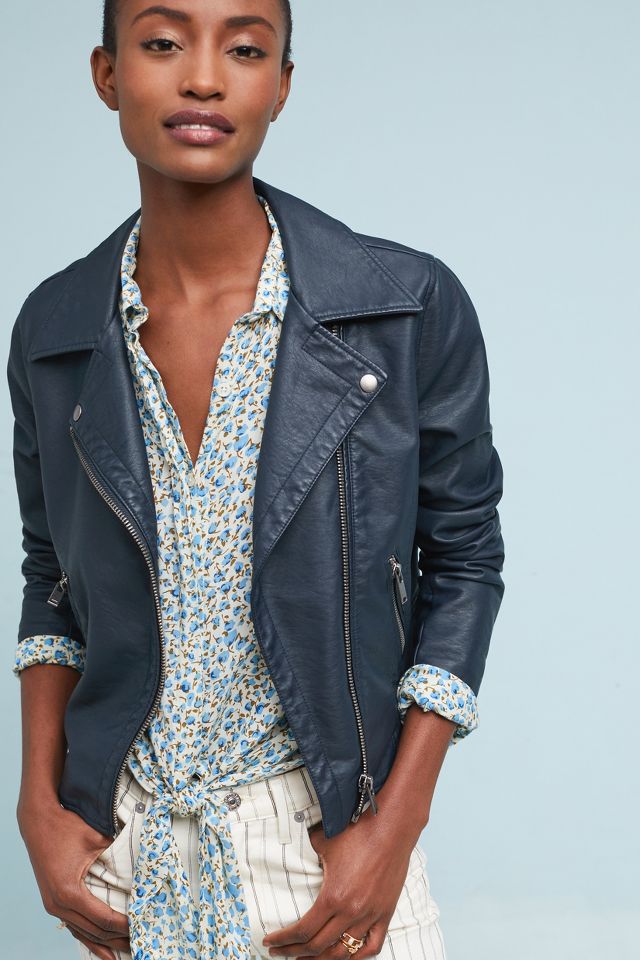 Anthropologie faux clearance leather jacket