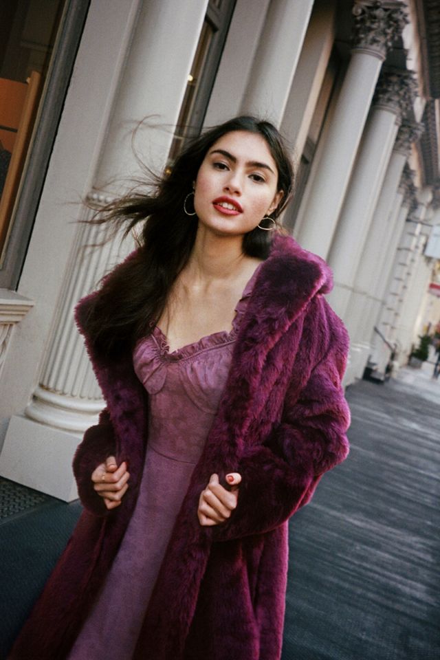 Tayberry Faux Fur Coat #4