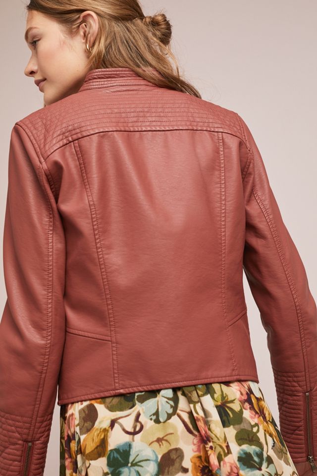 Vegan Leather Moto Jacket #1